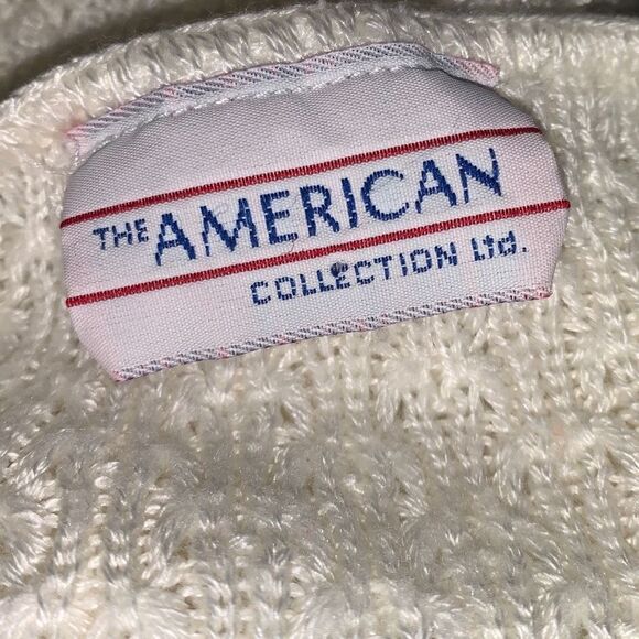 Vintage Cream Sleeveless Sweater Women’s Size Medium - Picture 14 of 16